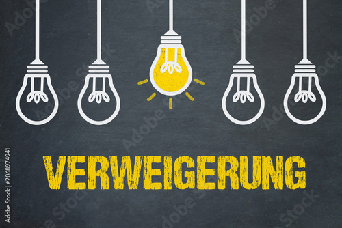 Bild auf Leinwand Verweigerung