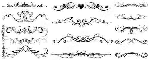 Elegant Text Divider Ornament Collection