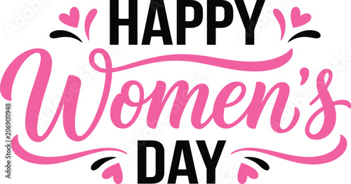 Happy women's day celebrating sisterhood empowerment and female relationships