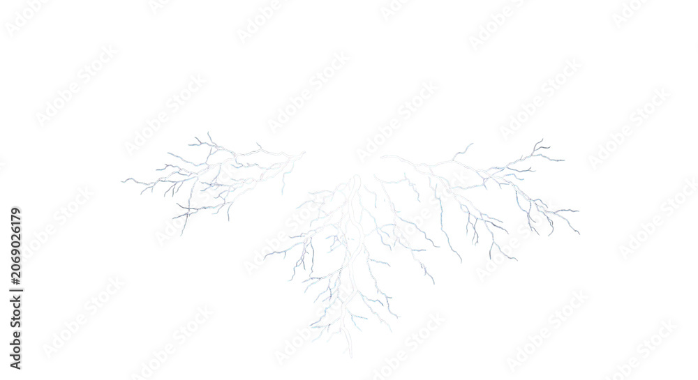 Fototapeta premium Abstract network of interconnected lines and dots