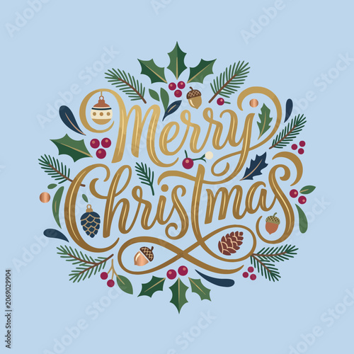 This festive greeting captures the warm holiday spirit