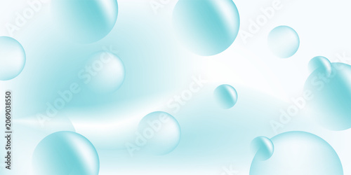 Bild auf Leinwand Abstract geometric hexagons shape medicine and science concept background3D ball abstract Background