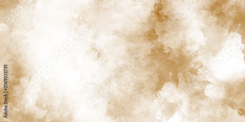 Bild auf Leinwand Light brown watercolor paint splash flat muted warm taupe background with a neutral, abstract painted backdrop in muted earth tones antique sparkle background of vintage beige concrete wall texture