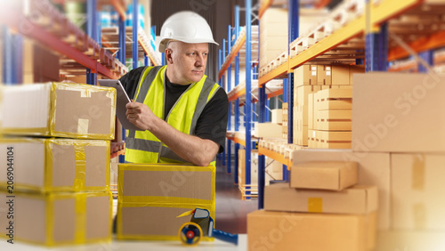 Warehouse logistics. Wareho...
