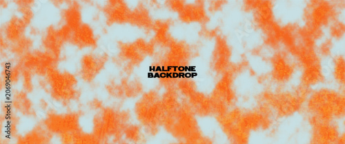 Fotografía Acid halftone pattern background