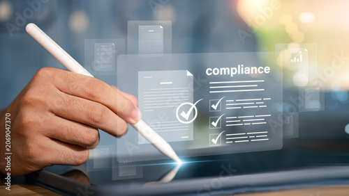 Fotografie Regulatory compliance strengthens organizational integrity through policy management, risk control, governance standards, and transparent processes that support accountability and business trust