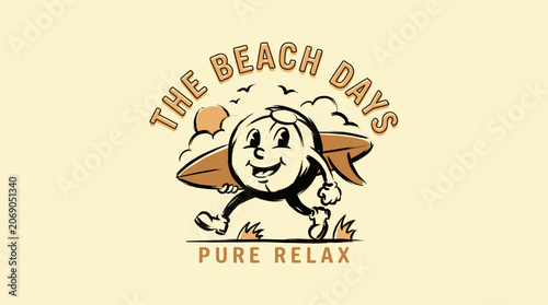 Photography Vintage beach logo