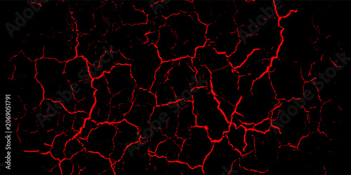 Red lightnings. Cartoon electric power, thunderbolt strike neon bright effect, red discharge impact, energy lightning flashes, lava cracks. Vector vfx isolated set.