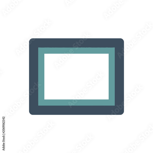 Modern digital tablet with a sleek minimalist design
