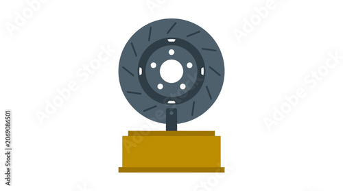 Fotografía Brake rotor trophy award for automotive or racing achievement