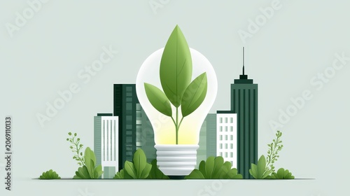 The imagery conveys the idea that innovation in the financial sector is the seed for growth, fostering a healthier and more sustainable financial ecosystem. 