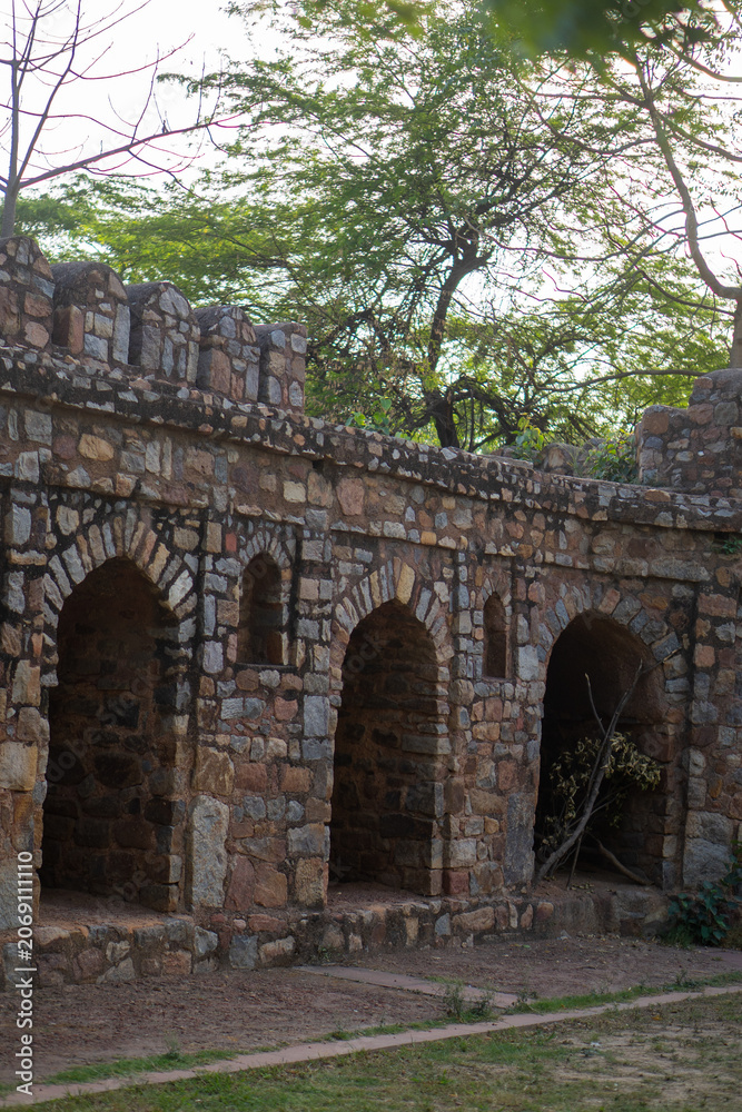 Fototapeta premium Humayun's Tomb in New Delhi, India UNESCO World Heritage Mughal Monument