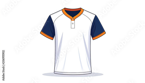 Colorful Short Sleeve Sports Jersey Shirt.