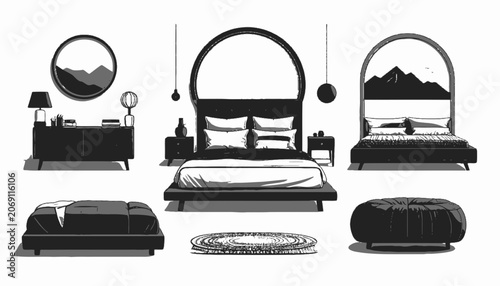 Φωτογραφία Modern Bedroom Furniture Sets Collection.