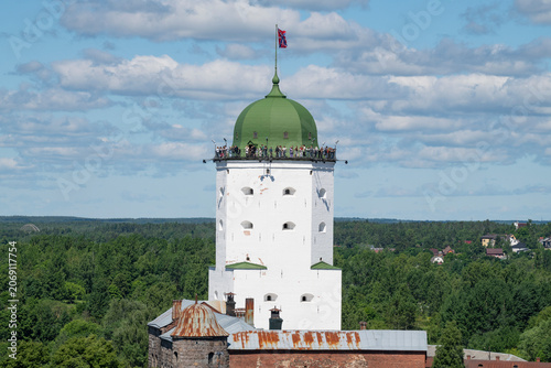 Картината върху платно The ancient tower of St