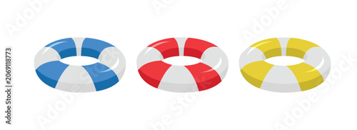 Cuadro en lienzo Swimming tube Collection