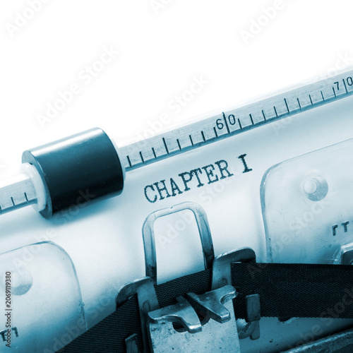 Close up of old typewriter