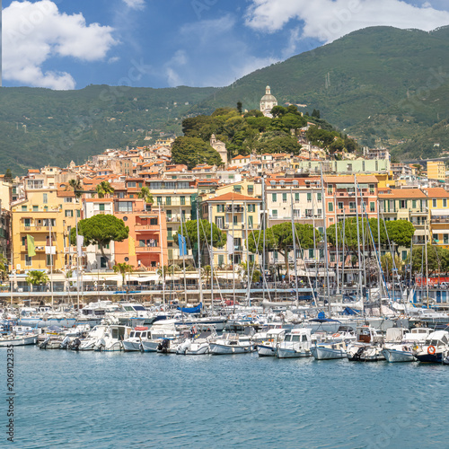 Sanremo Marina on the Italian Riviera