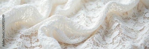 Delicate white lace fabric, intricate floral pattern , bridal, elegant, overlay