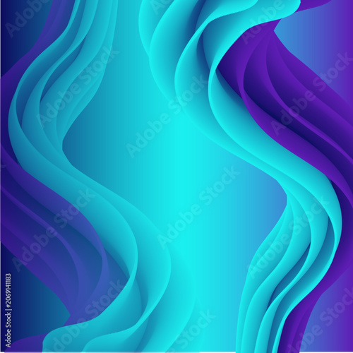 Liquid abstract wave background