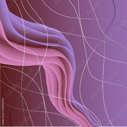 Liquid abstract wave background