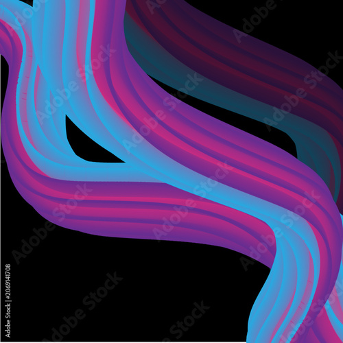 Liquid abstract wave background