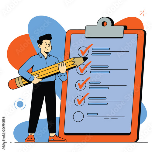 Business checklist task management and personal productivity