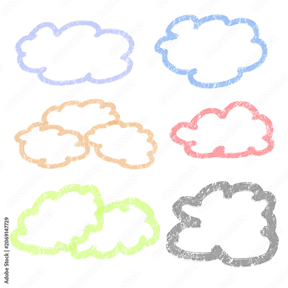 Fototapeta premium Colorful Clouds