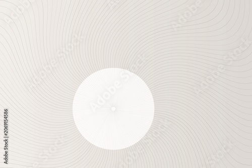 Photography Beige background, with swirling radial, lines and a, central white circular, foc
