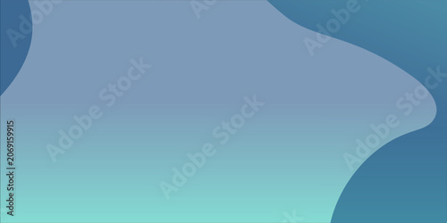 Vibrant Coral Reef Underwater Ecosystem with Tropical Fish and Deep Ocean Blue Gradient