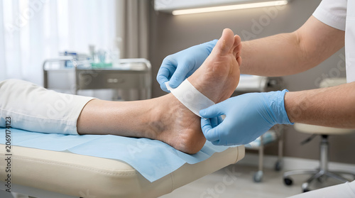 Close-up of a doctor preparing a medical syringe in a clinical setting