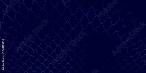 Obraz na plátně Abstract net fotball background blue Mesh texture for fishing nets
