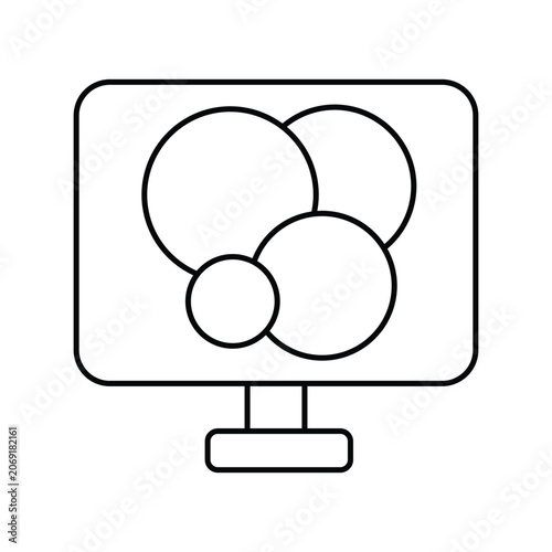Game Center icon with white background vector stock illustration