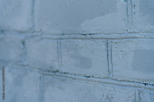 Canvastavla The texture of a painted brick wall