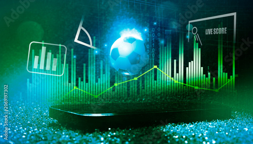 Foto sport technology , football information analysis , soccer manager strategy manag
