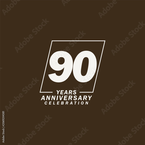 anniversary logo template for event, invitation, greeting, web, vector eps 10 for donwload