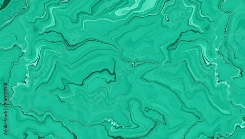 Jade Green Teal Marble Swirls Exotic Luxury Stone Texture Seamless Background