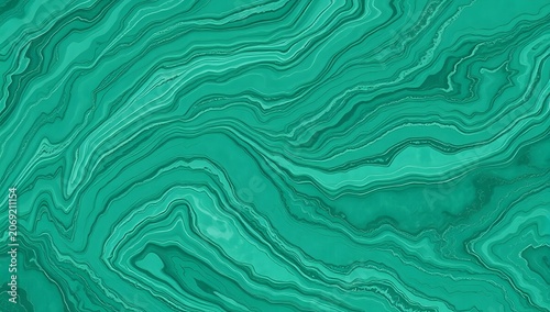 Jade Green Teal Marble Swirls Exotic Luxury Stone Texture Seamless Background