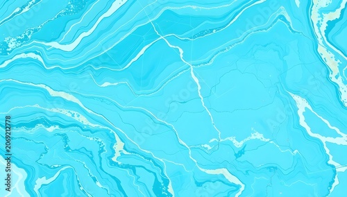 Premium Marble Background Caribbean Blue Seafoam Green Luxury Stone Texture Seamless Art