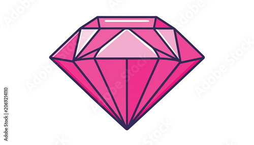 Pink Diamond Gemstone Precious Jewelry.