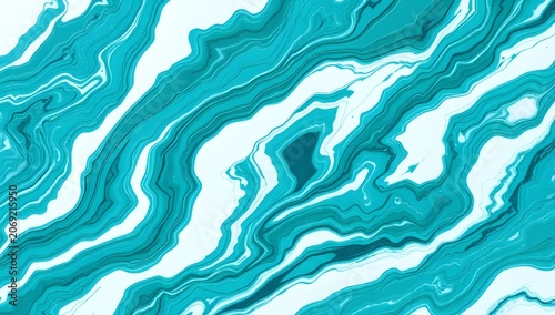 Seamless Luxury Marble Deep Teal Turquoise Swirl Exotic Stone Texture Elegant Background