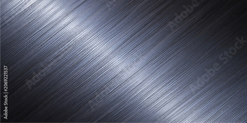 Konstfotografi Brushed metal texture background with shiny silver steel surface and smooth indu