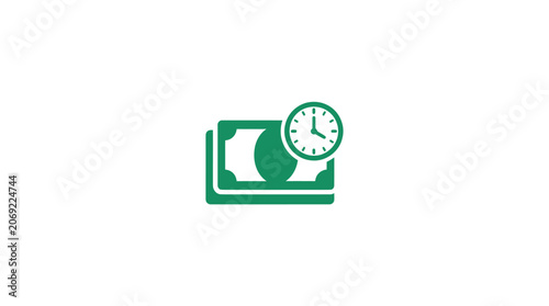 Time Is Money Vector Icon