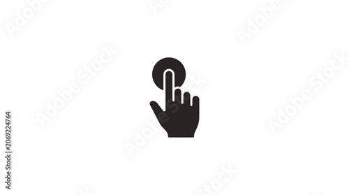 Hand Tap Click Gesture Icon