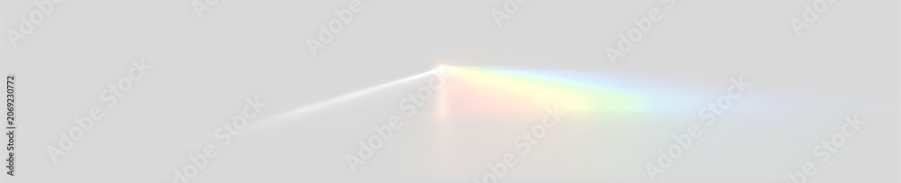Naklejka premium Rainbow Spectrum Abstract Wave Illustration with Bright Colours and Transparent Background Vector for Creative Design Concept