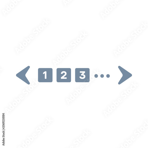 Numbered Boxes with Arrows and Ellipsis.