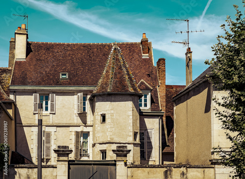 Stepping into History: Captivating Street Views of Auxerre's Old Village