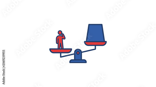 Balance Scale Comparison Icon