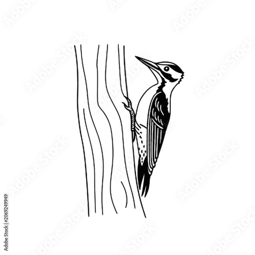 vector illustration of a bird