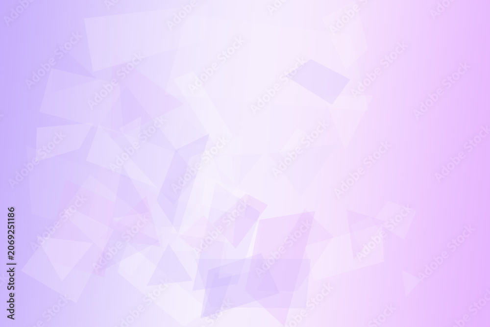 Fototapeta premium A calm, airy backdrop of soft purple and lavender geometric shapes with a gentle gradient glow, ideal for clean design, banners, and modern web headers.